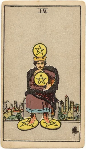 錢幣四 Four of Pentacles