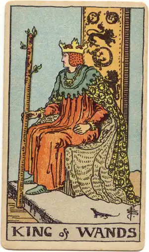 權杖國王 King of Wands