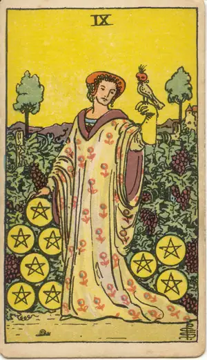 錢幣九 Nine of Pentacles