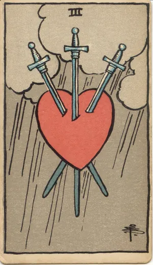 寶劍三 Three of Swords